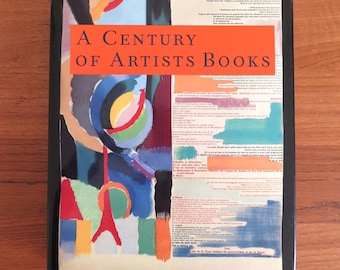 A Century of Artists Books, Riva Castleman, 1994, Vintage Museum of Modern Art New York MOMA Exhibition Catalog Publication, Hardcover