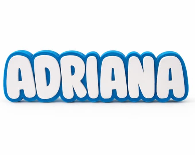 Personalized 3D Printed Name Sign | Kids Room Decor