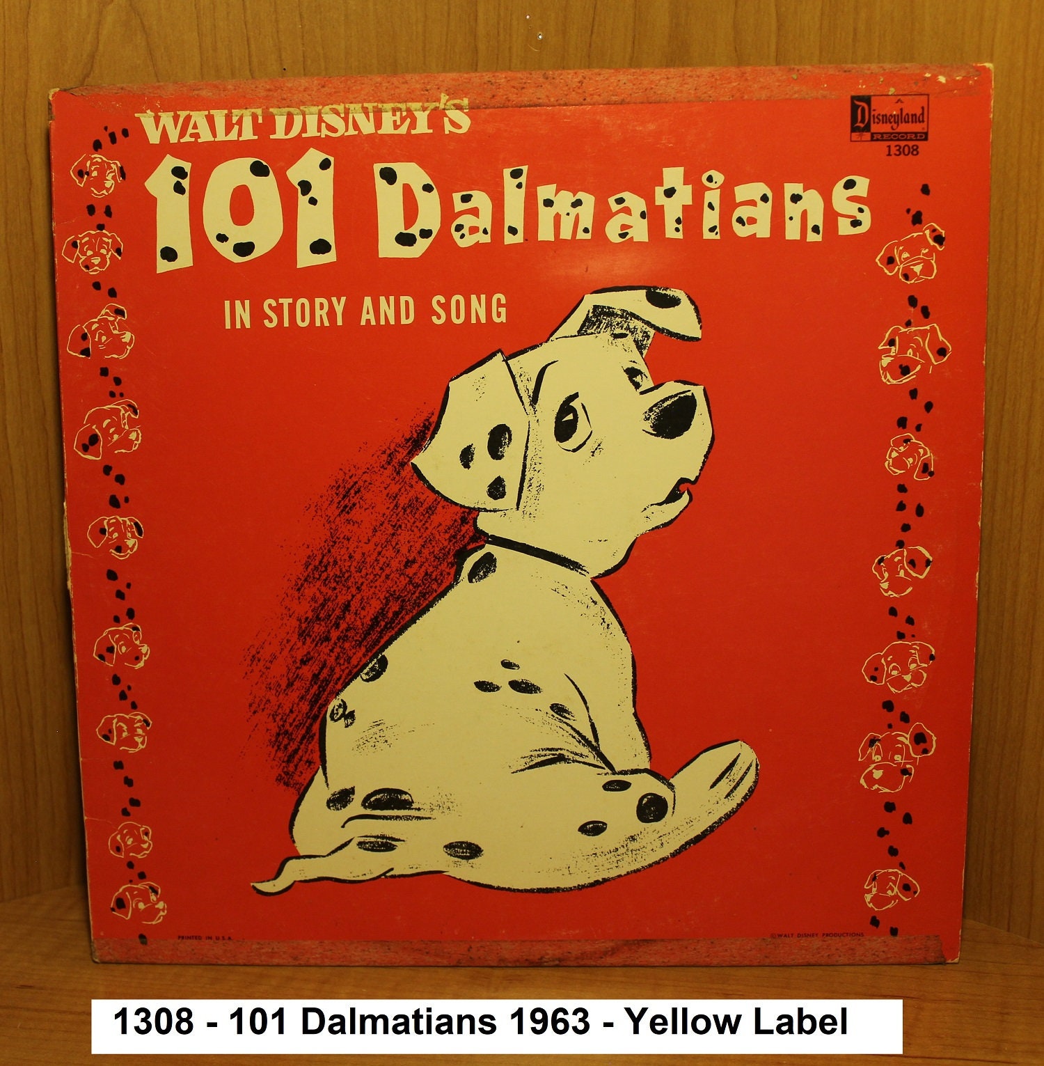 Original Disneyland Record Albums ~ Vinyl Record 33 1/3 Rpm ~ Walt