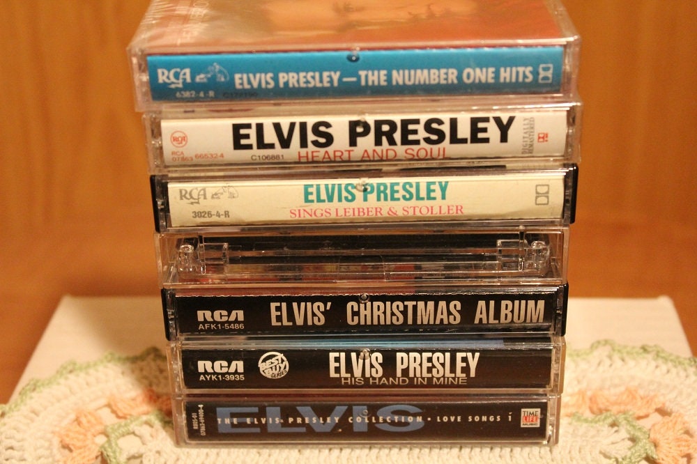 Elvis Presley Music Cassette Tapes Sealed 1957 Thru 1997 Etsy