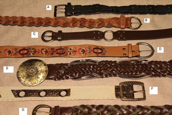 Women's Fashion Belts ~ Leather ~ Braided ~ Adjus… - image 2
