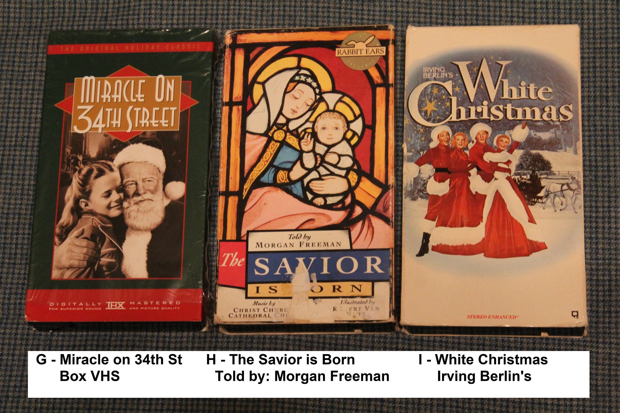 Christmas VHS Movies Classic's Clam Shell & Box Cases Etsy