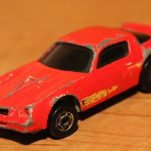 1982  Chevrolet Camaro Z-28 ~ Hot Wheels Diecast ~ Red ~ Original Wheels ~ Darkened Windows~ Malaysia~ Suitable for Restoration ~Collectible