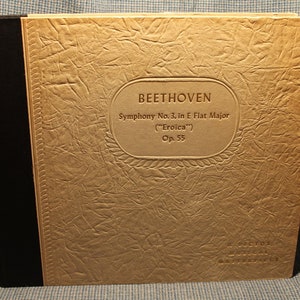 NBC Symphony Orchestra -Arturo Toscanini ~ Beethoven Symphony No.3 in E-Flat Major Eroica Op.55 ~ Victor Red Seal DM 765 ~ 7x Shellac Album image 2