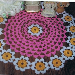 Original Crochet Doily Pattern~New Release from Designer&#39;s Collection~ Choose Thread Color to Suite Taste/Home Decor~