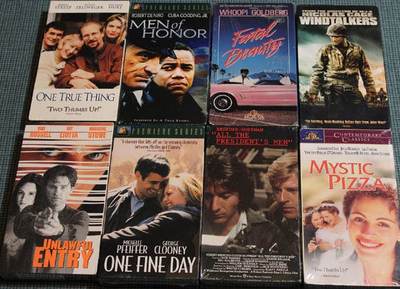 New Factory Sealed VHS Movies ~ All the Favorites ~ Variety of New