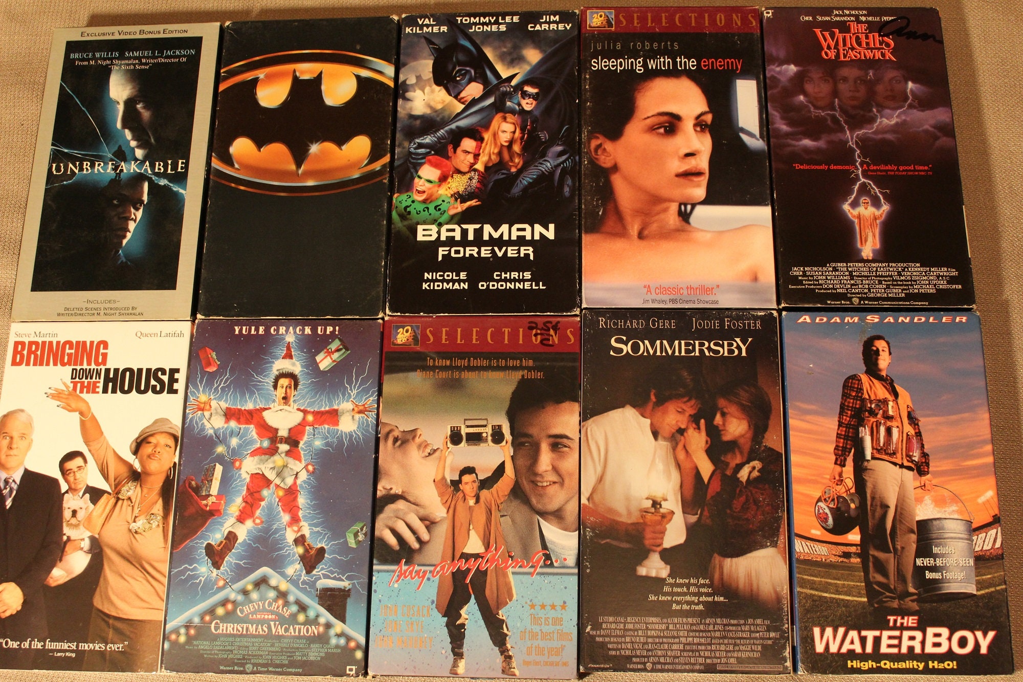 VHS Movie Tapes ~ Classic's ~ All the Favorites ~ Collectible