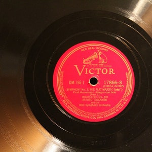NBC Symphony Orchestra -Arturo Toscanini ~ Beethoven Symphony No.3 in E-Flat Major Eroica Op.55 ~ Victor Red Seal DM 765 ~ 7x Shellac Album image 5