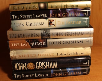 John Grisham Hardcover Novels ~ First Editions & BCE ~ Dust Jackets ~ Fiction Novels ~ All the Favorites ~ Legal Thrillers ~ Collectible