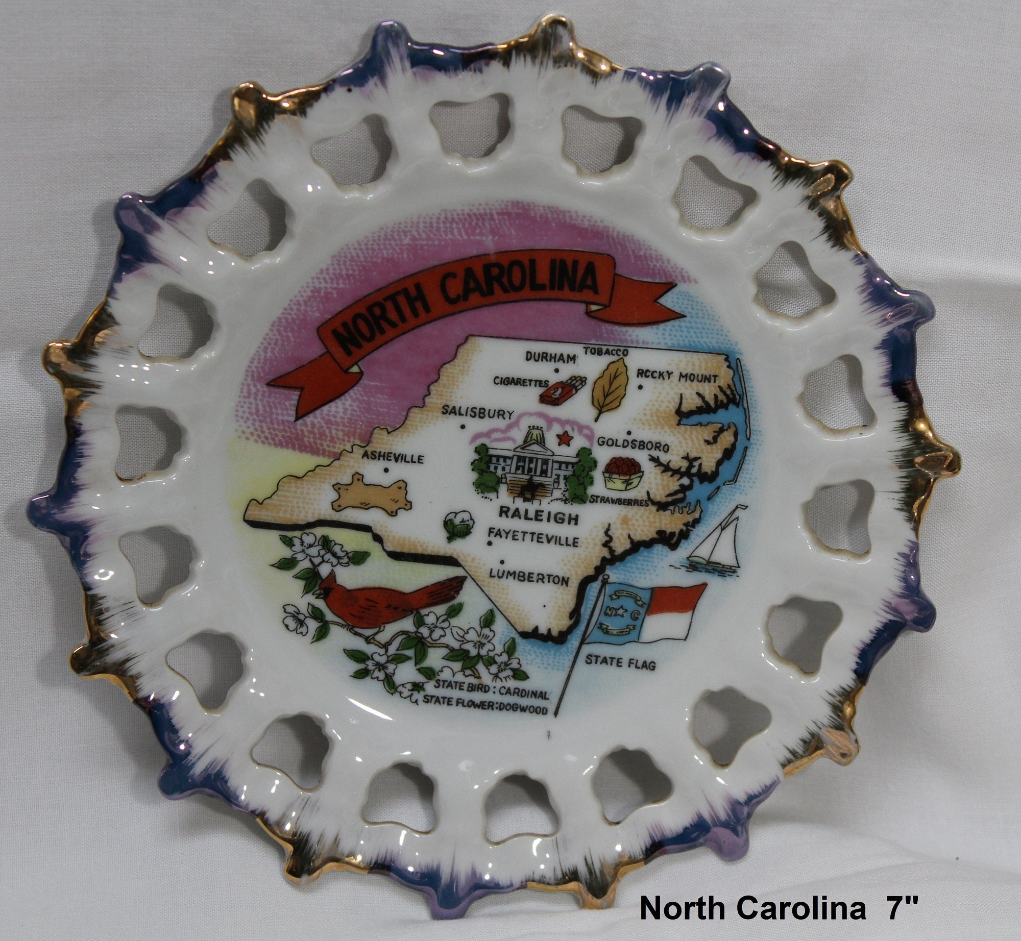 Souvenir Collector Plates Vintage Travel Memorabilia Etsy