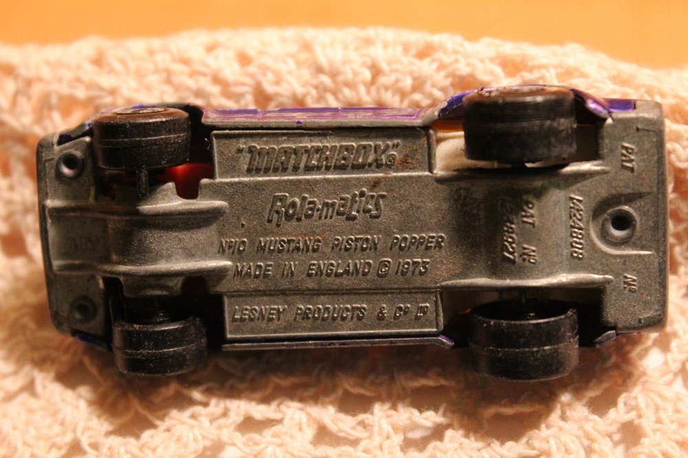 1973 Mustang Piston Popper #10 ~ Matchbox Diecast ~ Roloamatics