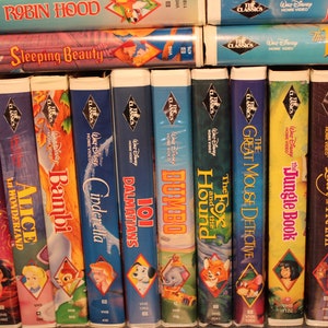Walt Disney Black Diamond VHS ~ Original Classic Editions ~ Clam Shell Cases ~ Private Collection ~ Walt Disney Studio ~ Collectible