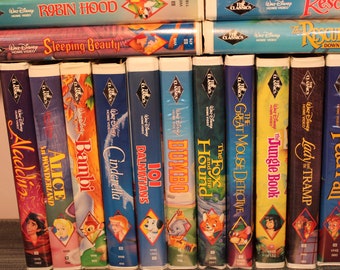 Walt Disney Black Diamond VHS ~ Original Classic Editions ~ Clam Shell Cases ~ Private Collection ~ Walt Disney Studio ~ Collectible