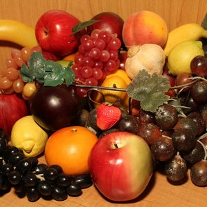 Artificial Fruit & Vegetables ~ Bundles ~ Realistic ~ Natural Size/Color ~ Textured ~ Decorative ~ Kitchen ~ Restaurant ~ Decor ~ Faux Food