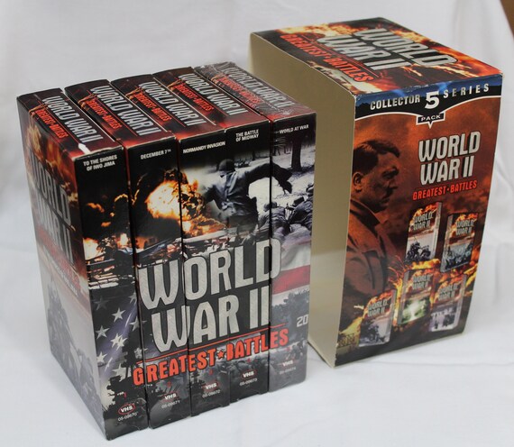 World War II Greatest Battles ~ VHS 5 Pack Tapes ~ Documentary