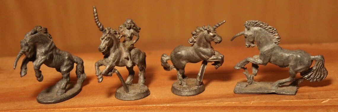 Dungeons & Dragons Pewter Ral Partha Miniature Figurines | Etsy