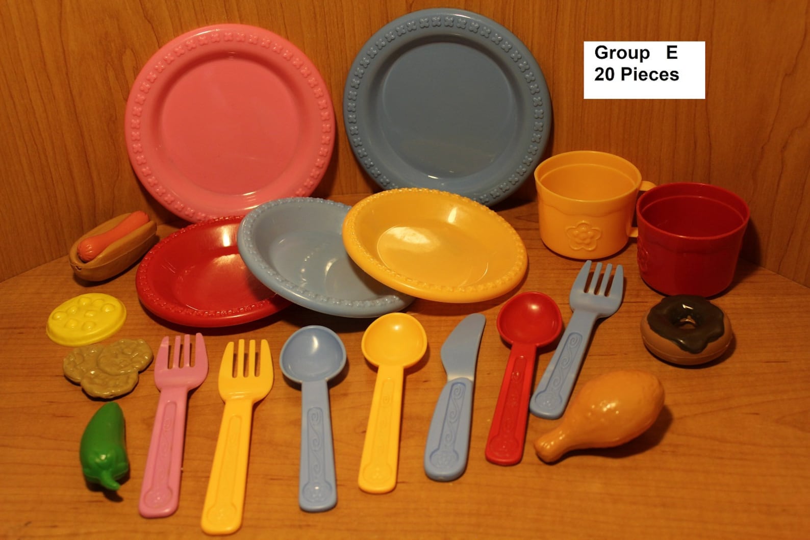 Children's Play Dish Sets Faux Food Pretend Play Sets Etsy