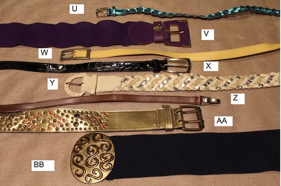 Women's Fashion Belts ~ Leather ~ Braided ~ Adjus… - image 5
