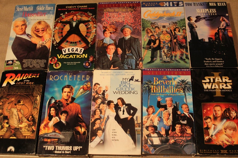 Family Entertainment VHS Movies Private Collection Classics Rated G PG & PG-13 Comedy Adventure Animals Affordable Family Movies image 8