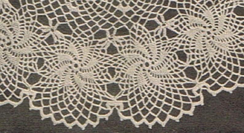Download Irish Rose of Erin Vintage Crochet Doily Pattern Rose | Etsy