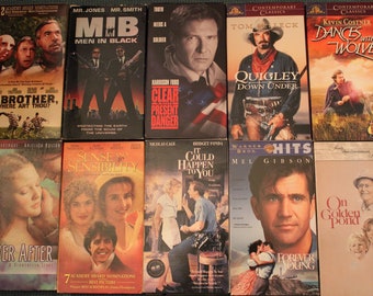 Movie~ Classic's ~ All The Favorites ~ Collectible Classics ~ VHS Movie Tapes ~ Private Collection ~ Affordable Movies