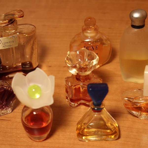 Vintage Perfume Miniatures ~ Parfum ~ Classic Brands ~ Classic Fragrances ~ Collectible Bottles