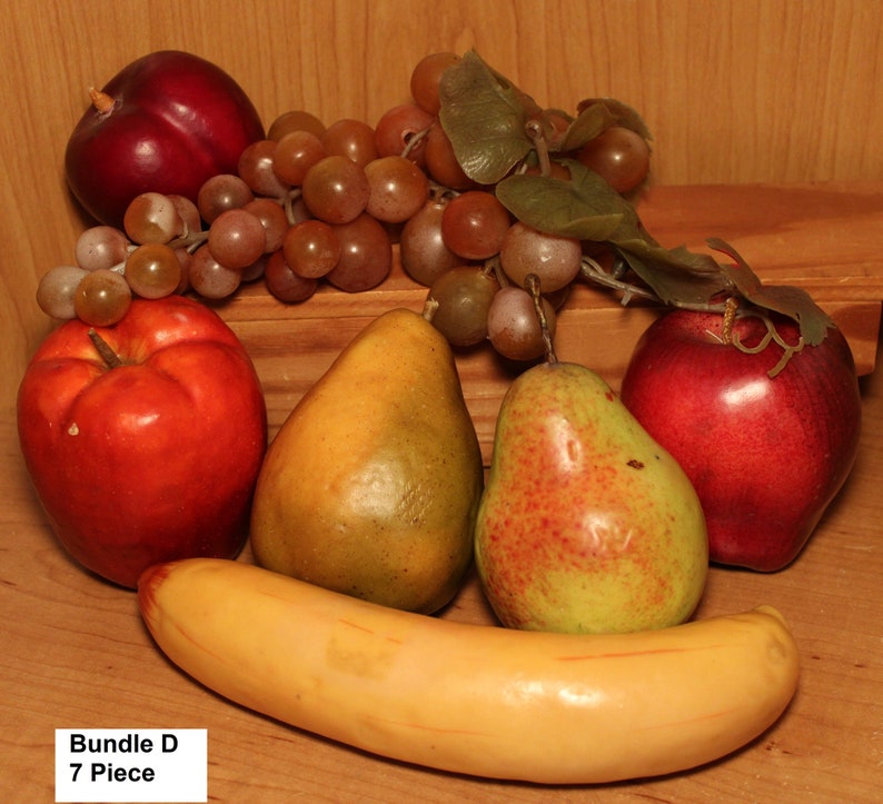 Artificial Fruit & Vegetables Bundles Realistic Natural Etsy
