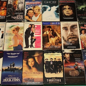 Movie~ Classic&#39;s ~ All The Favorites ~ Collectible Classics ~ VHS Movie Tapes ~ Private Collection ~ Affordable Movies