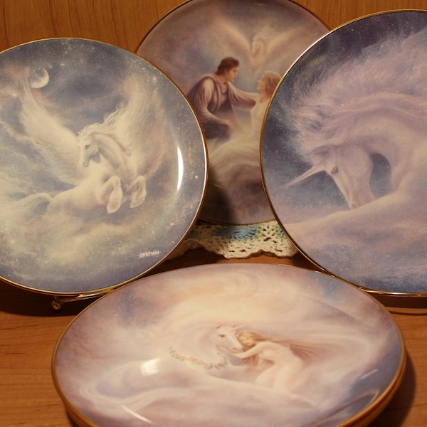 Magical World of Legends & Myths ~ Hamilton Decorative Plate Collection ~ Artist Jack Shalatain ~ Gift Quality ~ Made in the United Kingdom