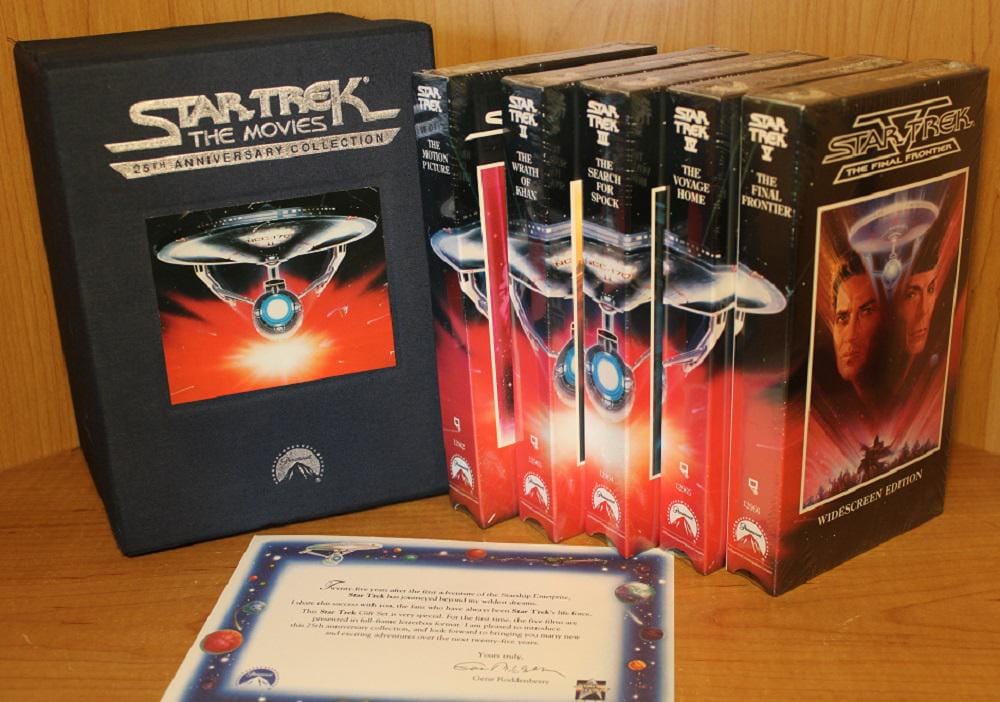 Star Trek 25th Anniversary Collection ~ New Sealed 5 VHS Movies