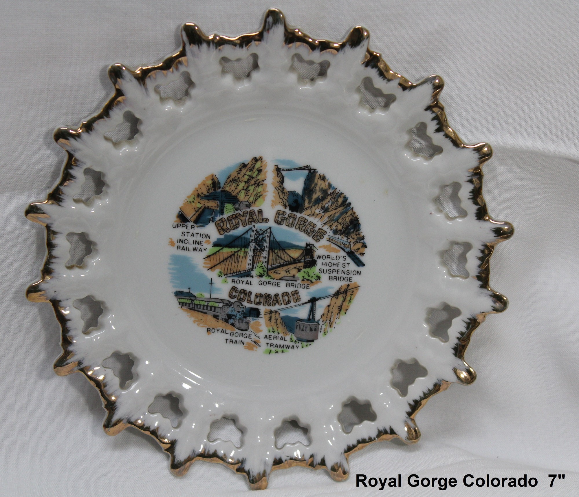 Souvenir Collector Plates Vintage Travel Memorabilia Etsy
