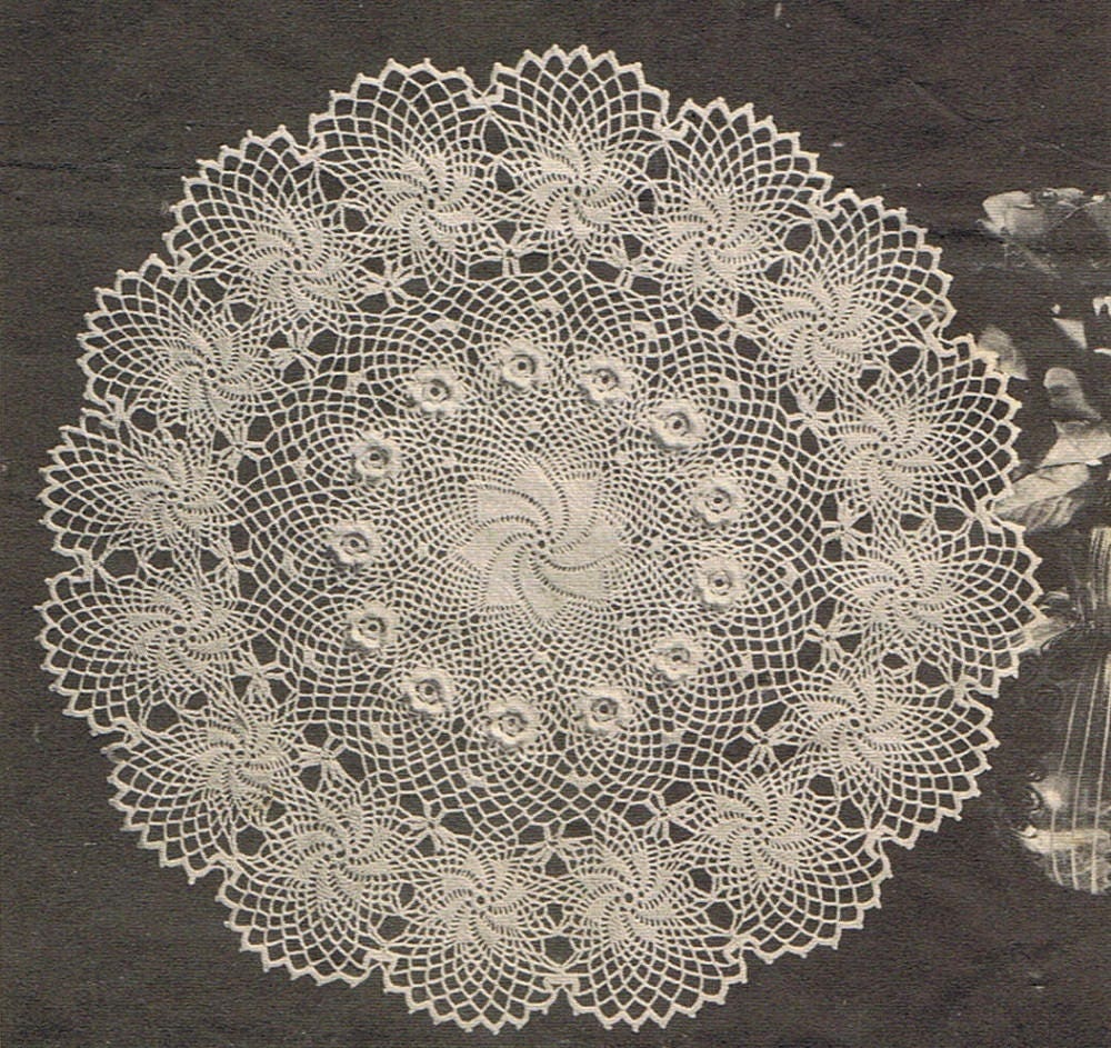 36 Doily Crochet Patterns for Elegant Handmade Home Decor 20 Irish Rose of Erin ~ Vintage Crochet Doily Pattern ~ Rose