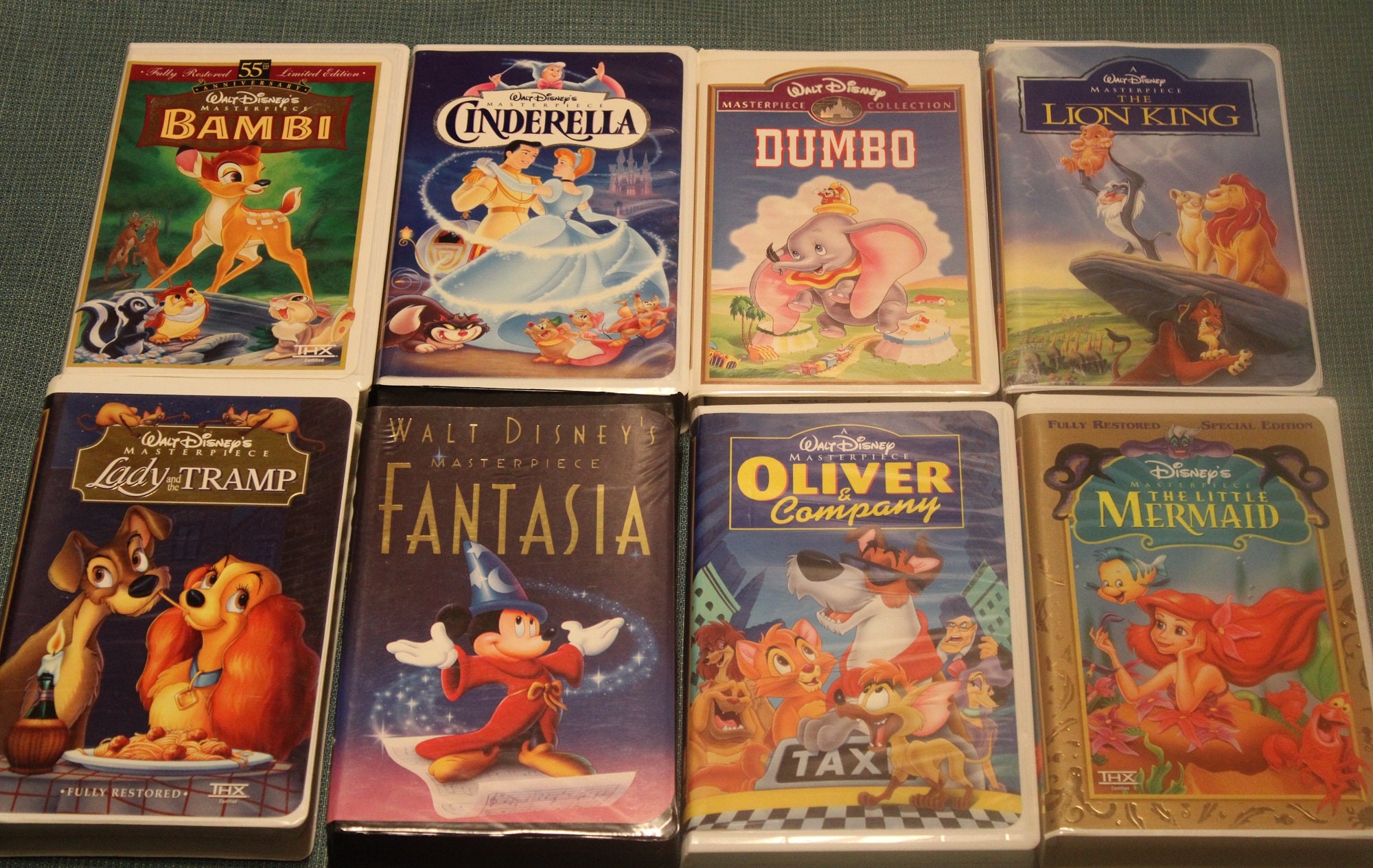 Collezione VHS Walt Disney Masterpiece ~ Custodie a conchiglia