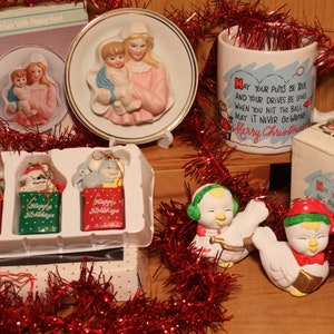 Festive Vintage Holiday Items ~ New Unused w/Original Packing ~ Hallmarked ~ Dated ~ Specialty Items ~ Christmas Gifts and Decor