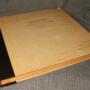 NBC Symphony Orchestra -Arturo Toscanini ~ Beethoven Symphony No.3 in E-Flat Major Eroica Op.55 ~ Victor Red Seal DM 765 ~ 7x Shellac Album image 7