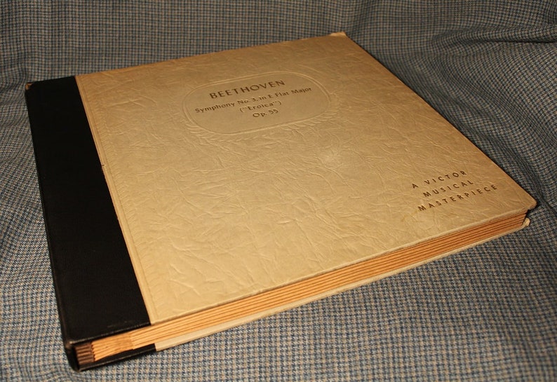 NBC Symphony Orchestra -Arturo Toscanini ~ Beethoven Symphony No.3 in E-Flat Major Eroica Op.55 ~ Victor Red Seal DM 765 ~ 7x Shellac Album image 7