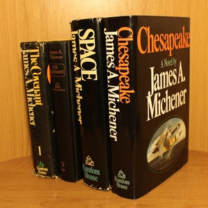 James A. Michener Hardcover Novels ~ First Editions & BCE ~ Dust Jackets ~ History with added Fiction ~ Random House NY ~ USA ~ Collectible