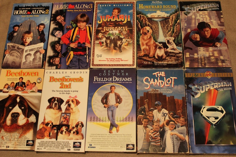 Family Entertainment VHS Movies Private Collection Classics Rated G PG & PG-13 Comedy Adventure Animals Affordable Family Movies image 6