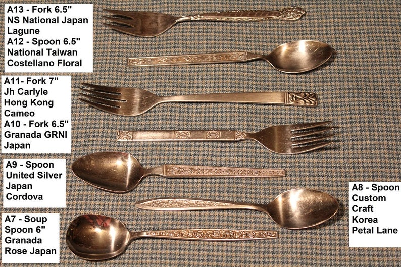 Flatware Replacement Pieces Stainless Steal Variety of Etsy