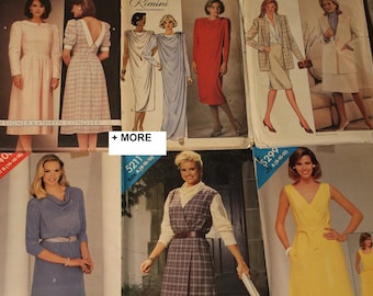 Misses Uncut Sewing Patterns ~ Easy ~ Instruction Book ~ Variety of Sizes ~ Butterick ~ See & Sew ~ Simplicity ~ Dress ~ Skirts +more