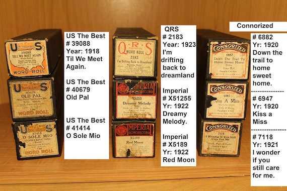 【中古】 Classic Movie &amp; Broadway Show Tunes From Rare Piano Rolls / Monk Hazel ANTIQUE PLAYER PIANO ROLL QRS WF9267 O STRASSBURG O