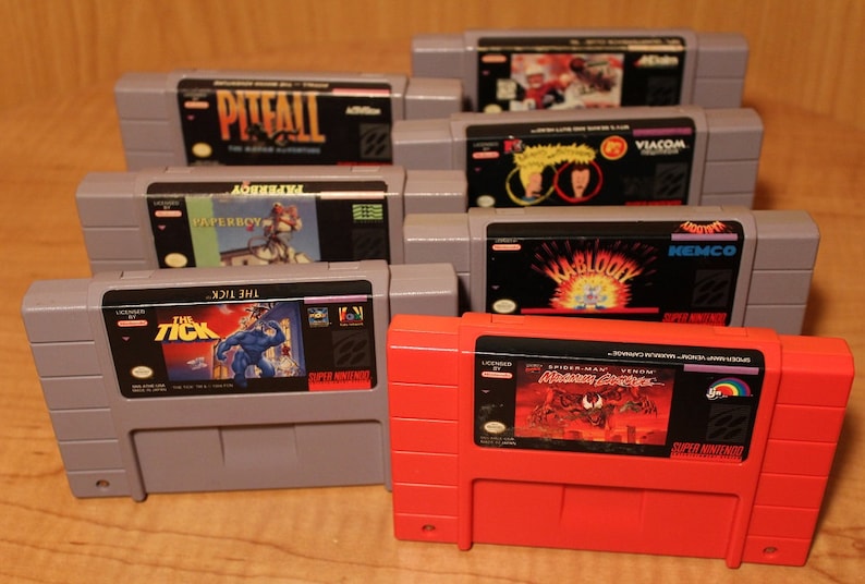 Original Super Nintendo Video Games SNES Super Nintendo - Etsy Canada