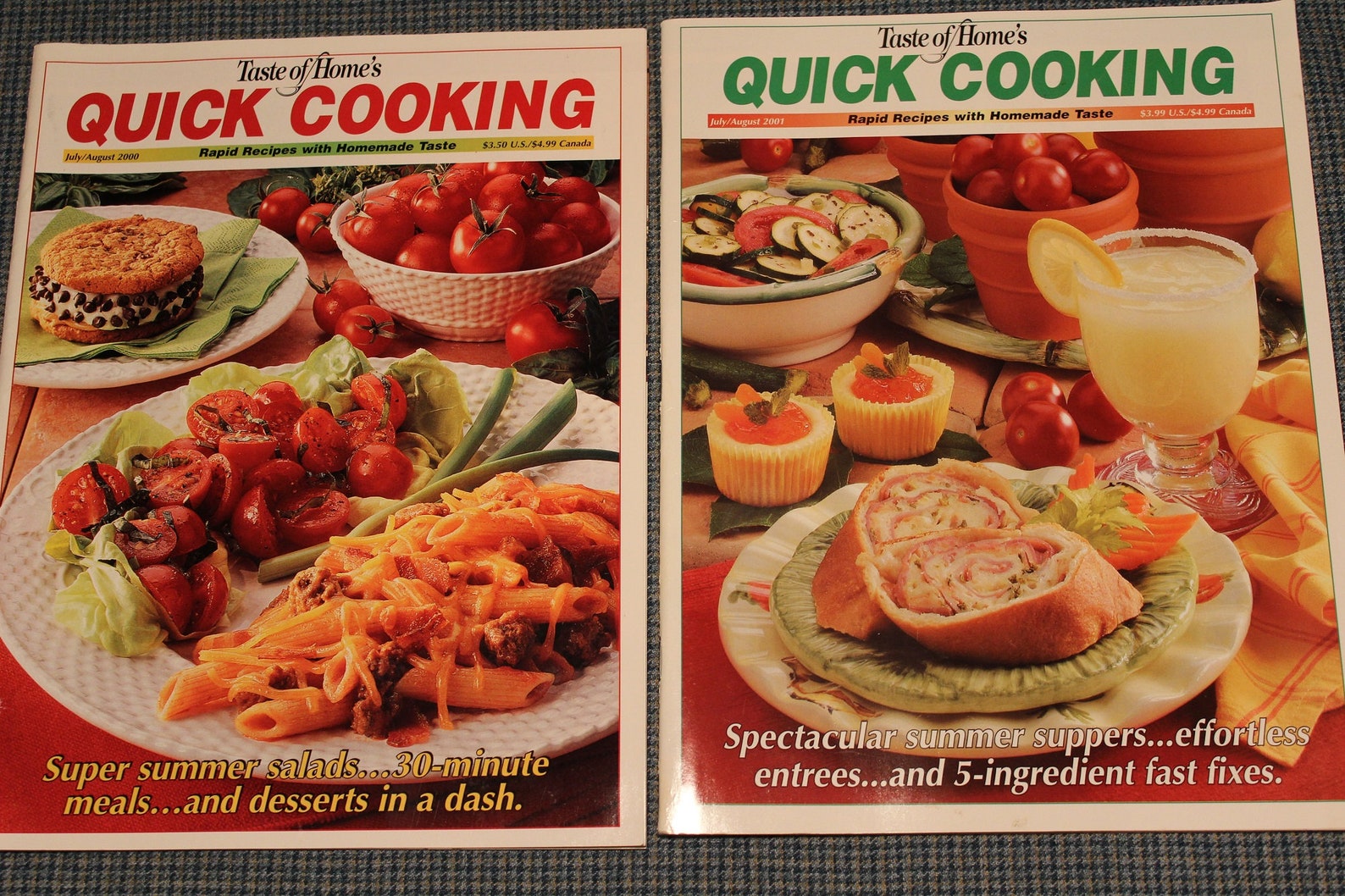 Taste of Home Quick Cooking Recipe Magazines Down Home | Etsy