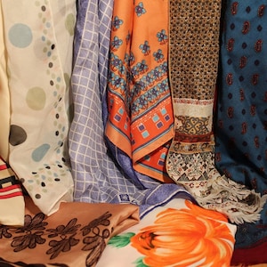 Lovely Women&#39;s Scarves ~ Name Brands & Non-tagged ~ Various Fabrics -Patterns -Styles ~ Nice Sizes ~ Affordable ~