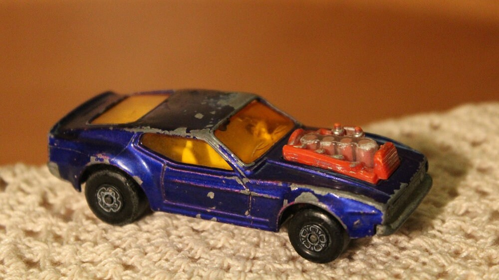 1973 Mustang Piston Popper #10 ~ Matchbox Diecast ~ Roloamatics