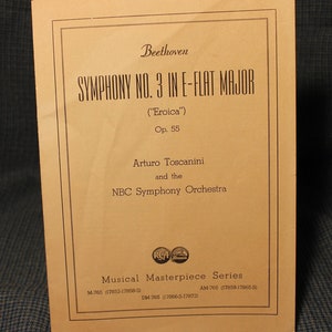 NBC Symphony Orchestra -Arturo Toscanini ~ Beethoven Symphony No.3 in E-Flat Major Eroica Op.55 ~ Victor Red Seal DM 765 ~ 7x Shellac Album image 8
