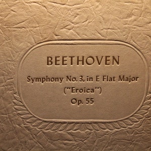 NBC Symphony Orchestra -Arturo Toscanini ~ Beethoven Symphony No.3 in E-Flat Major Eroica Op.55 ~ Victor Red Seal DM 765 ~ 7x Shellac Album image 1
