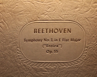 NBC Symphony Orchestra -Arturo Toscanini ~ Beethoven Symphony No.3 in E-Flat Major Eroica Op.55 ~ Victor Red Seal DM 765 ~ 7x Shellac Album