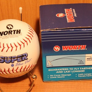 Balle De Softball Worth Super Blue Dot – COR 0.50 – 12 Pouces – SX-1NS – Neuf