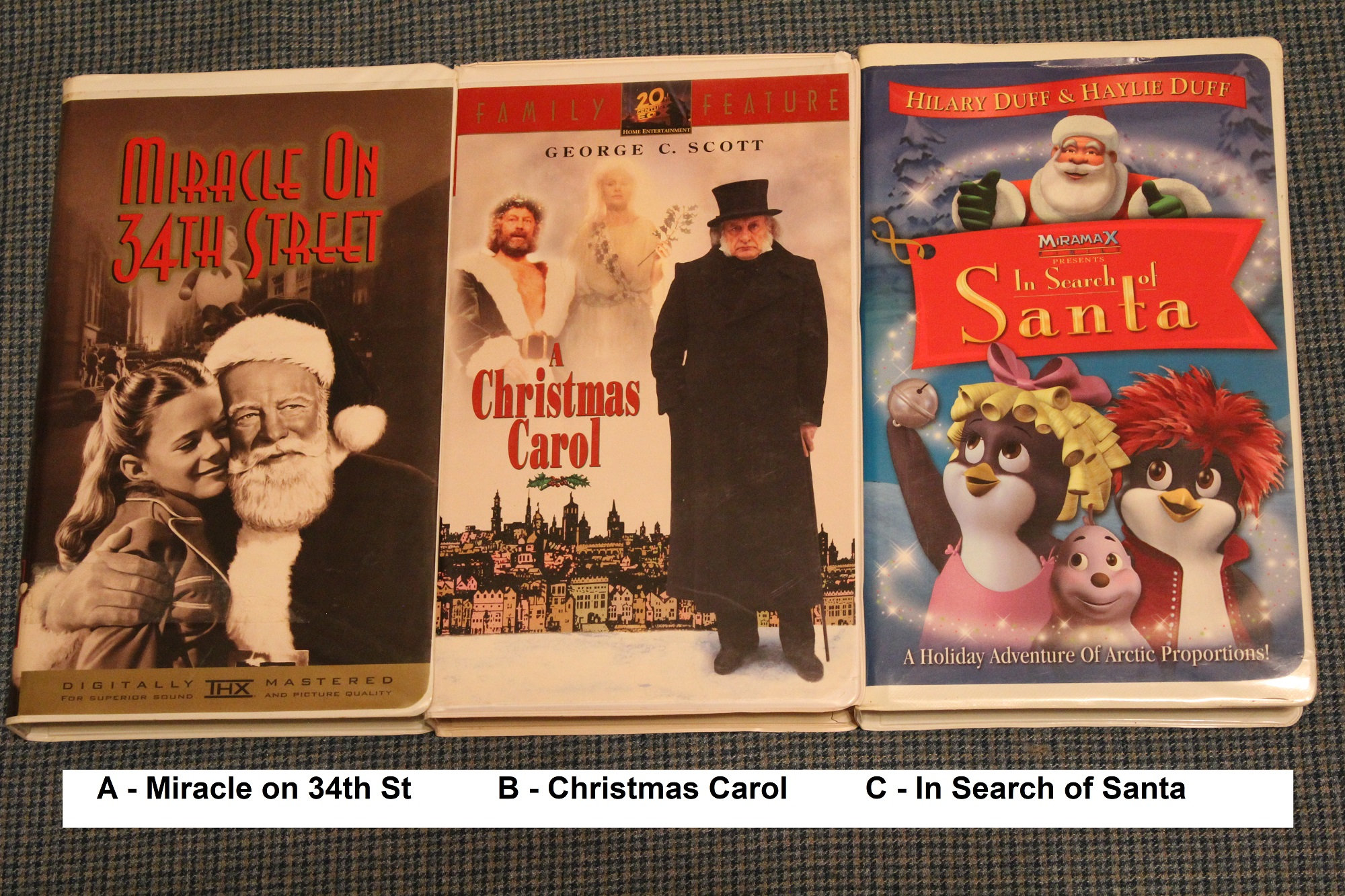Christmas VHS Movies Classic's Clam Shell & Box Cases Etsy